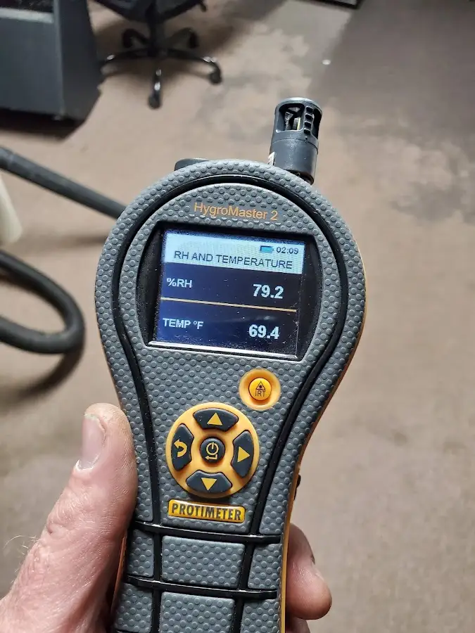 Moisture meter humidity assessment for Fire & Smoke Damage Restoration in Fruit Cove